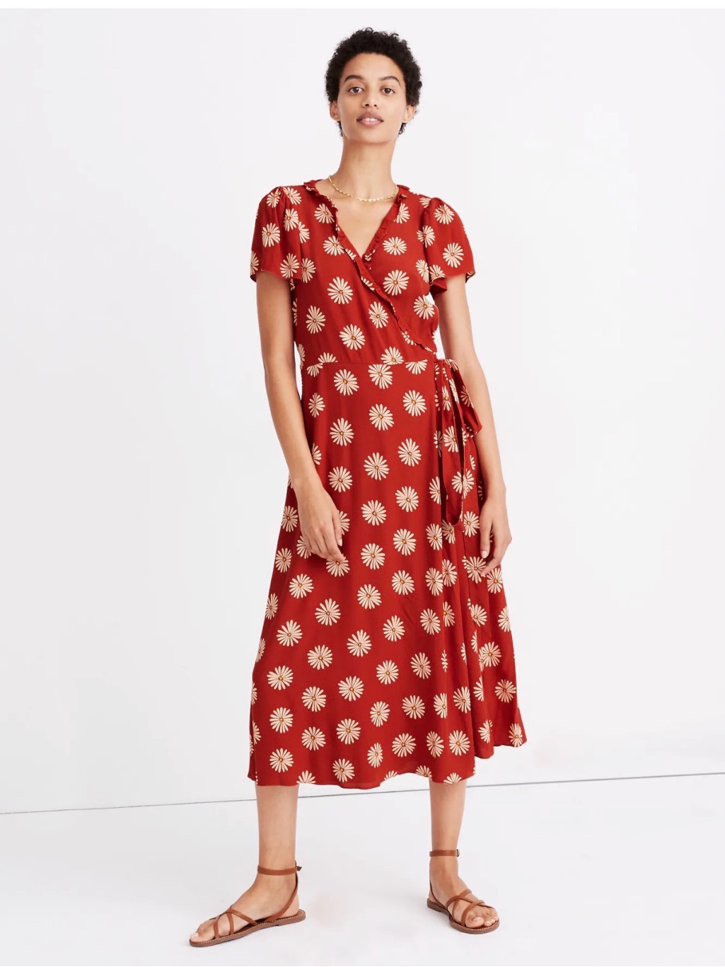 Madewell Wrap Midi Dress